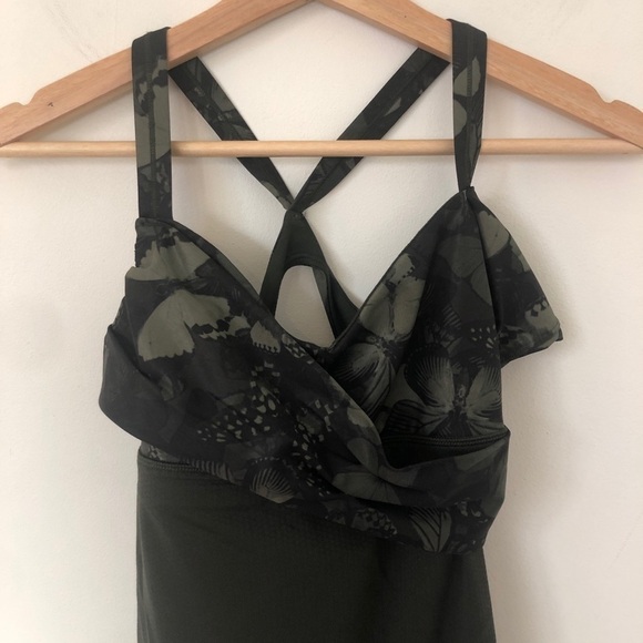 Lululemon Wrap It Up Tank green size 6 - Picture 2 of 9